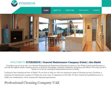 Tablet Screenshot of evershineuae.net